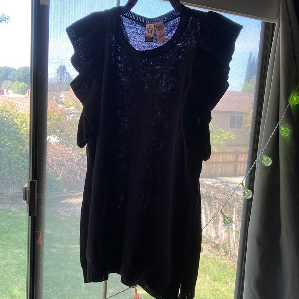 Love on a Hanger black sleeveless top